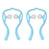 2pcs Neck Massager Dual Trigger Point Ergonomic Handheld Massager for Neck Shoulder