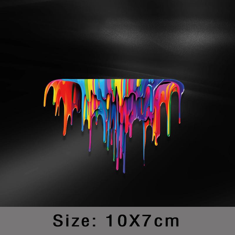 Auto Regenbogen Farbe Graffiti Auto Zubehör Aufkleber Vinyl Für Lkw Motor Aufkleber Seite Körper Kraftstoff Tank Vans Fenster Aufkleber