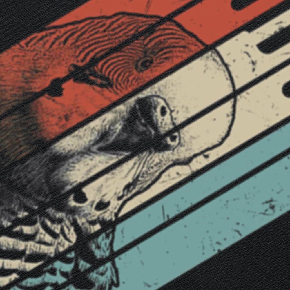 Funny Retro Vintage Budgie Classic Graphic T-shirts Men Women's Fashion Casual Tshirt 100% Cotton Loose Oversized Bird T Shirt