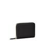 BONAVENTURA Medium Functional Zip Wallet In Shrink Leather by Revise X Made with the Finest European A Perfect [Black Etoupe]. Leather. Gift.