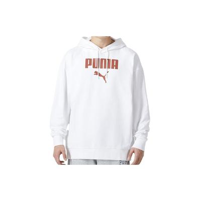 Puma Sport Laufen Fitness Training Freizeit Kapuzenpullover Unisex Hoodies Weiß 536398-02