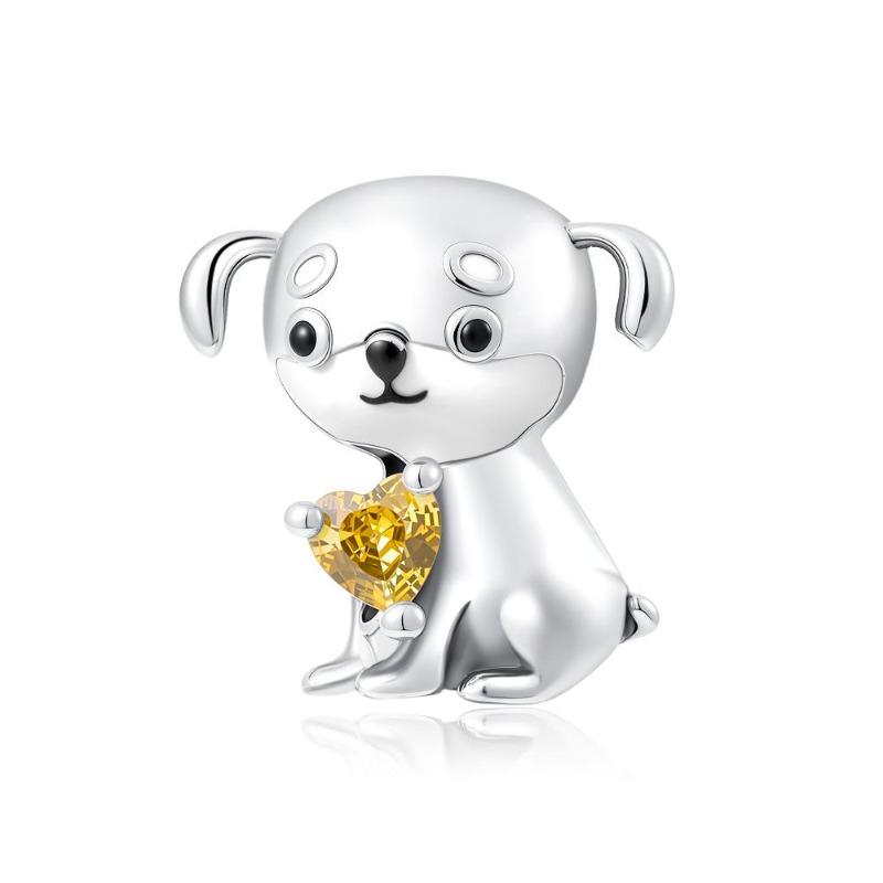 Neueste Kupfer Hund Katze Schnecke Einhorn Pinguin Niedliche Haustier Serie DIY Anhänger Passend für Original Armbänder Schmuck Geschenke für Mädchen