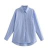 European and American Style, New Women's Clothing, Foreign Style, Fashionable and Versatile 2-color Striped Shirt and 2-color Shorts