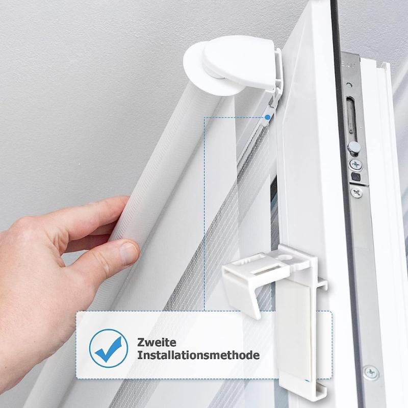 Pack of 4 Clamp Support Bracket Convenient Replacement Part Plastic Clamp Holder Plastic Material for Roller Blinds