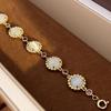 2023 Vintage-Style White Shell Retro Bracelet - Moonlight Treasure Box Design