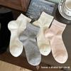 Cute Summer Ballet-Style Mesh Cotton Socks for Women - Breathable & Thin