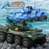 1/32 Amphibious Rc Car Remote Control Tank Armored Vehicle Large Remote Control Vehicle Children's Gift Wireless Model Toy Gift