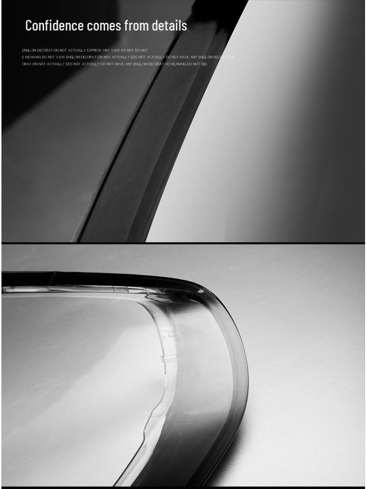 Fits Porsche Panamera 2014-2016 Headlight Transparent Lampshade Shell