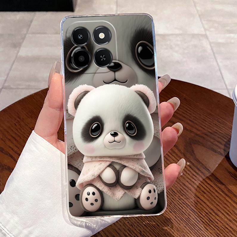 For Honor X6c Case NIC-LX2 Clear Luxury Cute Love Rabbit Funny TPU Soft Silicone Phone Case Honor X6c Back Cover NIC-LX1 NIC-LX3