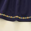 Korean Style Embroidered Girls' Summer Skirt Dress - Cute, Casual, Short-Sleeved Children's Clothing