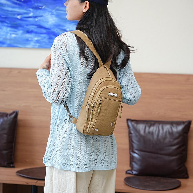 Outdoor Women's Chest Bag Sports Multi-function Crossbody Bag