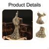 Brass Peacock Statue Desktop Ornament, Retro Craft Wealth Decor, Good Fortune Lucky Figurine for