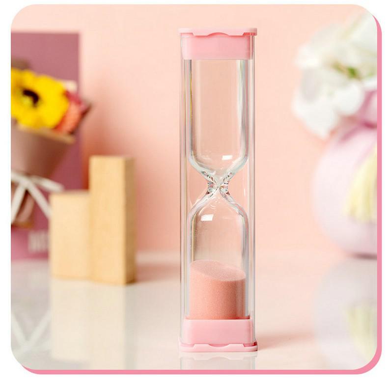 

15-минутный мини-таймер-песочные часы для детей розовый