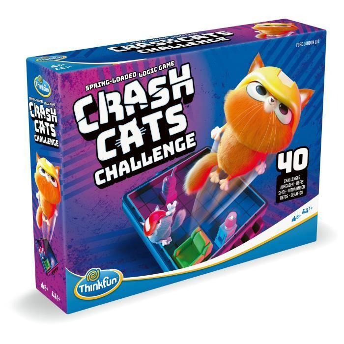 Crash Cats - Jeu de société - dès 8 ans - 40 défis et 4 niveaux - Ravensburger