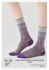 Renaissance Women's Seamless Mid-Calf Socks - Breathable, Thin, Purple, Cute Spring/Summer Socks