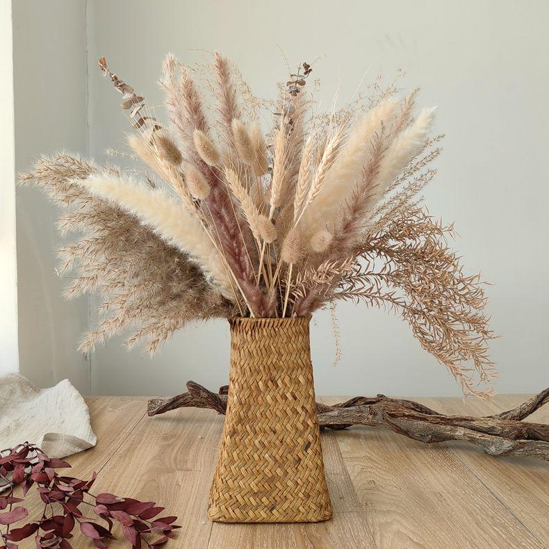 Artistic Retro Reed Dried Flower Bouquet for Home or Store Display