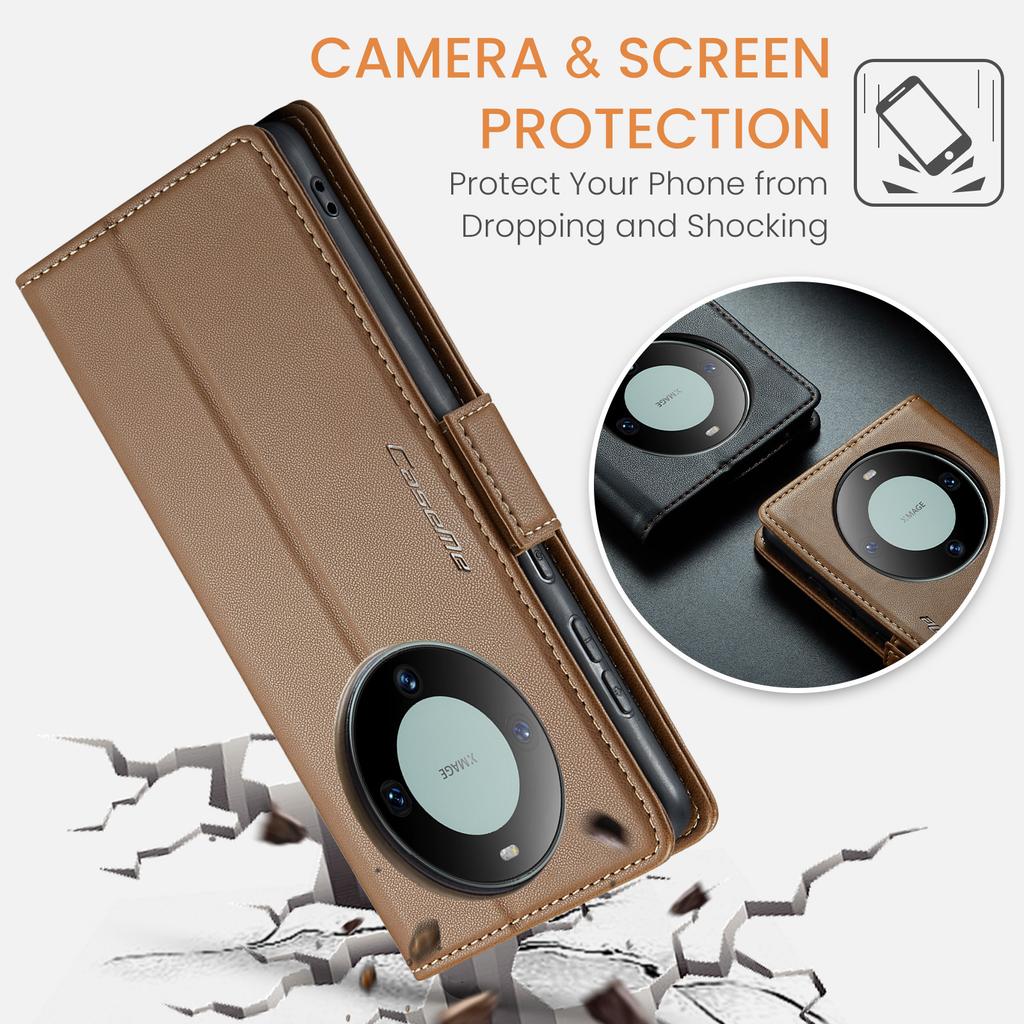 For Huawei Mate 60/ Mate 60 Pro/ Mate 60 Pro+  Wallet Function Premium PU Leather Phone Case
