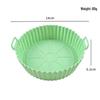 Silicone Baking Pan - High Heat Resistant, Easy to Clean, Round Mold for Air Fryers