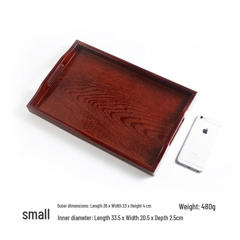 Japanese Style Plastic Rectangular Serving Tray