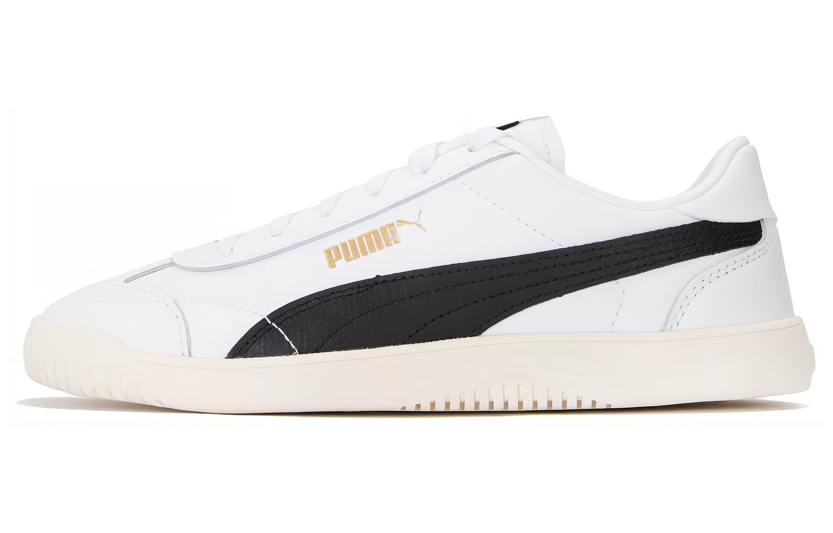 PUMA Club 5v5  White Black Gold  389406-03 36