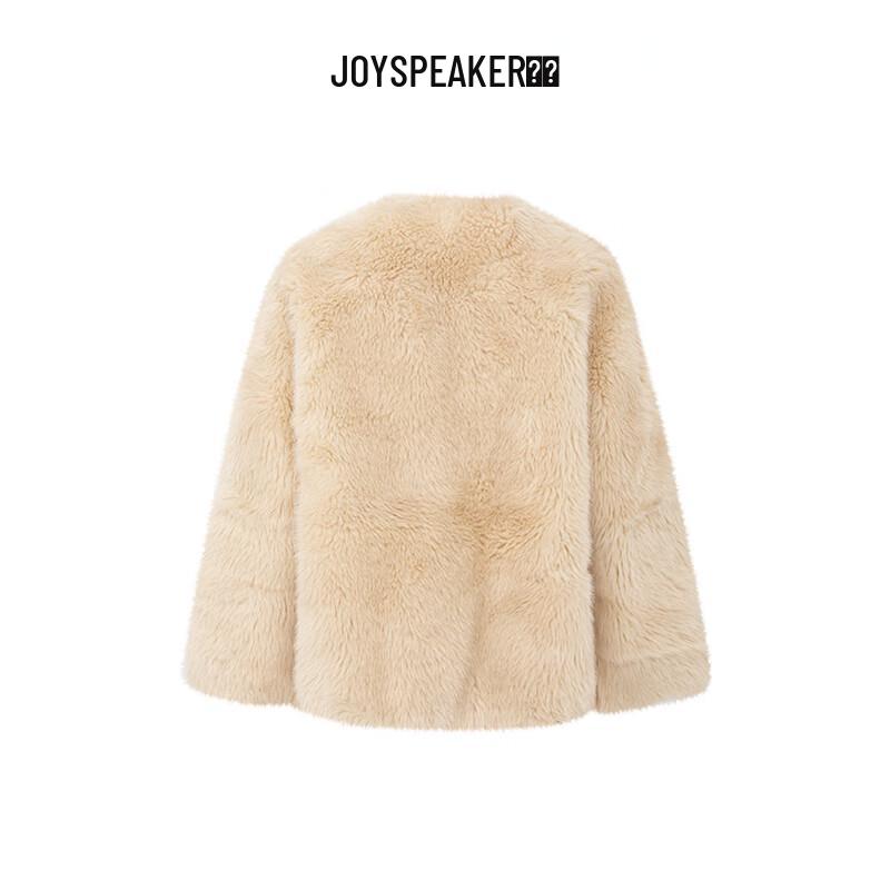 

JOY SPEAKER Women s Elegant Thickened Faux Fur Coat