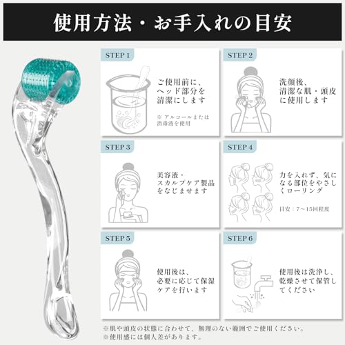 REXON Microneedle Roller (General Medical Device) for Pore Care, Firmness, Sagging Skin, Eye Care, and Lifting Face & Scalp | Beauty & Hair Care | Cle