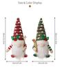 Christmas Gnomes Decorations with Battery Powered LED Lights for Home Christmas Gnomes Plush Dolls Elf Doll Xmas  Ornaments