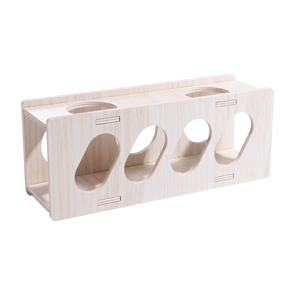 Exploring Secret Peep Shed Funny Hideout Small Animals Toy Hamster Wooden Tunnel Ferret