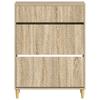 Shoe Cabinet DELFT 78 X 24 X 103 Cm Engineered Wood Sonoma Oak