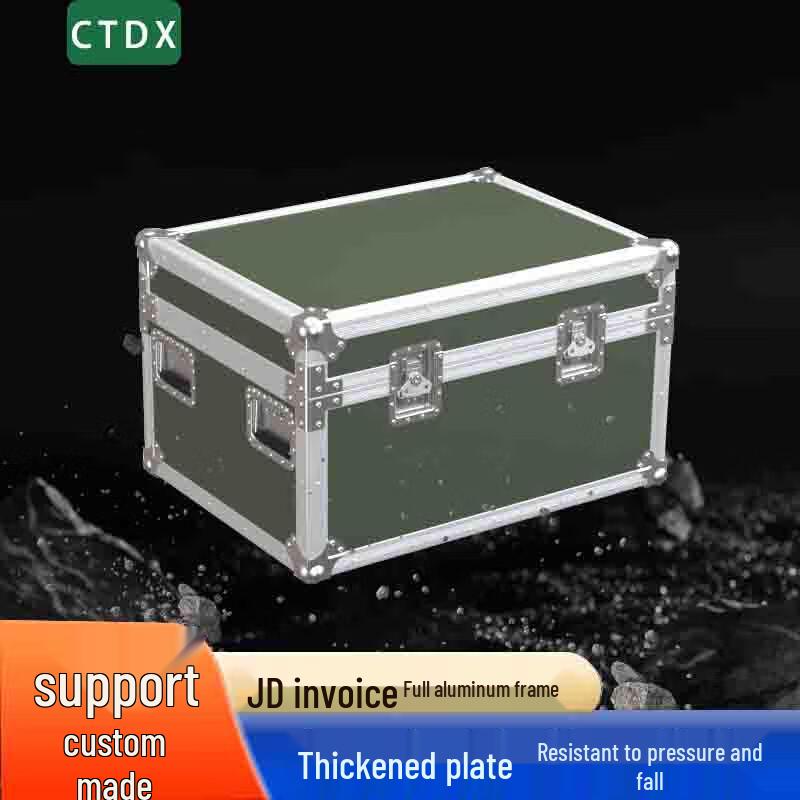CTDX Military Green Aluminum Alloy Flight & Storage Case