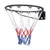 Basketballkorb, Wandtür-montierbarer Basketballkorb, Robuster Q235 Basketball Flex-Korbkorb-Ersatz mit Netz und Doppelfeder, Standard 18 Zoll