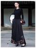 Women's Ethnic Style Retro Jacquard Embroidery Wide-Leg Culottes.