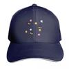 little soot ghosts with colorful stars Baseball Cap Rave birthday Ball Cap Big Size Hat Women Unisexs