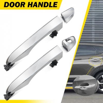 2PCS Door Handle Exterior Fit Chrome Tucson 2016- Hyundai Front&Rear Left
