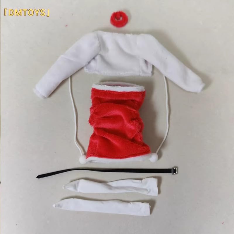 Hobby Toys [TOYBARJAPAN] 16 scale figure compatible with TBLeague body DMTOYS DF067 Beautiful Woman Christmas Dress and Socks Over Knee Stocking Set