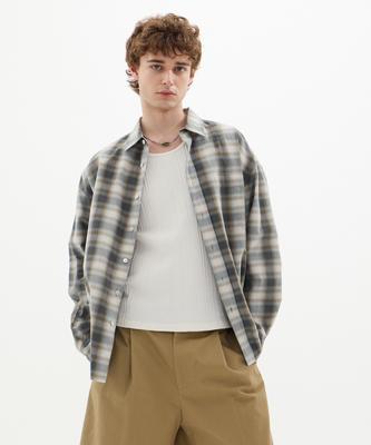 LEARVE Kuwamura Oversized Glen Park Check Shirt