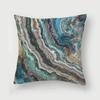 Nordic Blue Marble Polyester Pillowcase Sea Rock Texture Bedside Sofa Chair Throw Pillow Cushion Cover Home Decor Cushion Cover