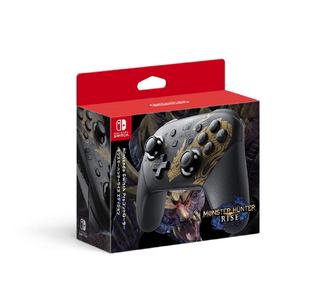 

Контролер Nintendo Switch Pro Monster Hunter Rise Edition чорний