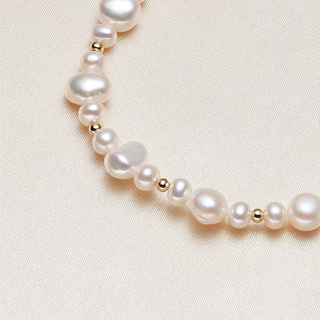 Natural Freshwater Pearl Necklace Baroque Non-special-shaped Pearl Bracelet Temperament Jewelry