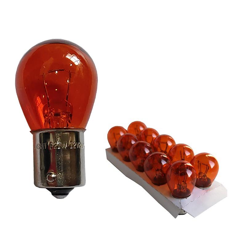 10Pcs S25 P21W P21/5W BAY15D BA15S 1156 1157 12V 21W 12V 21/5W Car Halogen Turn Singal Light Reverse Lamp Stop Bulb