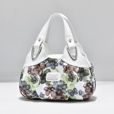 Retro Totes Bags for Women  Trendy Vintage Print Flower Handbag Female