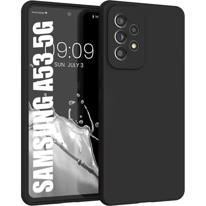 Coque de protection - PROSHOP - pour Samsung A53 5G - Silicone souple - Antichoc - Bords surélevés