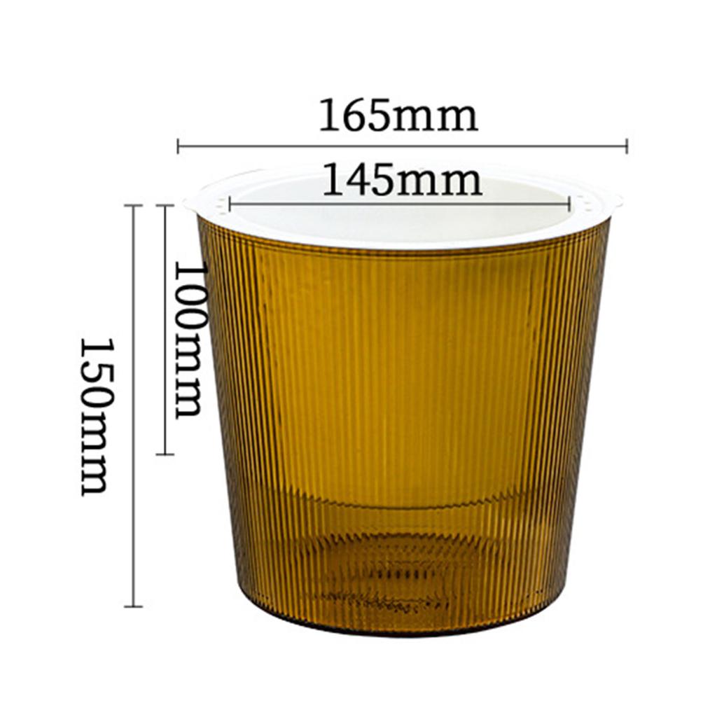 Lazy Flower Pot Automatic Water-Absorbing Flowerpot Transparent Plastic Self Watering Planter Plants Nursery Pot Garden Decor