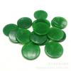 Malaysian Jade 25mm Round Pendant for DIY Earring & Necklace Jewelry - Dry Green Inlay Accessory