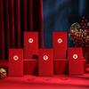 NEU 6 Stück Chinesische Rote Umschläge Neujahr Frühlingsfest Kinder Glücksgeld Umschläge Geburtstag Hochzeit Rotes Päckchen Geschenk Rote Tasche
