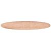 342897 vidaXL Round Table Top Ø70x1.5 Cm Solid Untreated Oak Wood