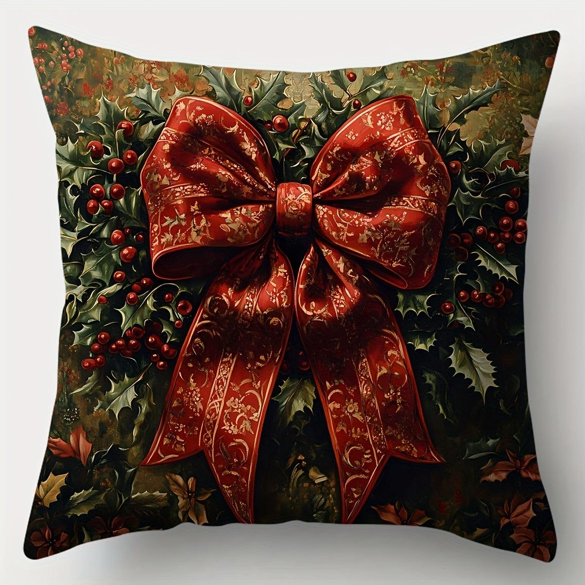 Home Decoration: Christmas Decorative Cushion Covers For Sofa, Bedroom, Car, Pillow Covers 40x40cm