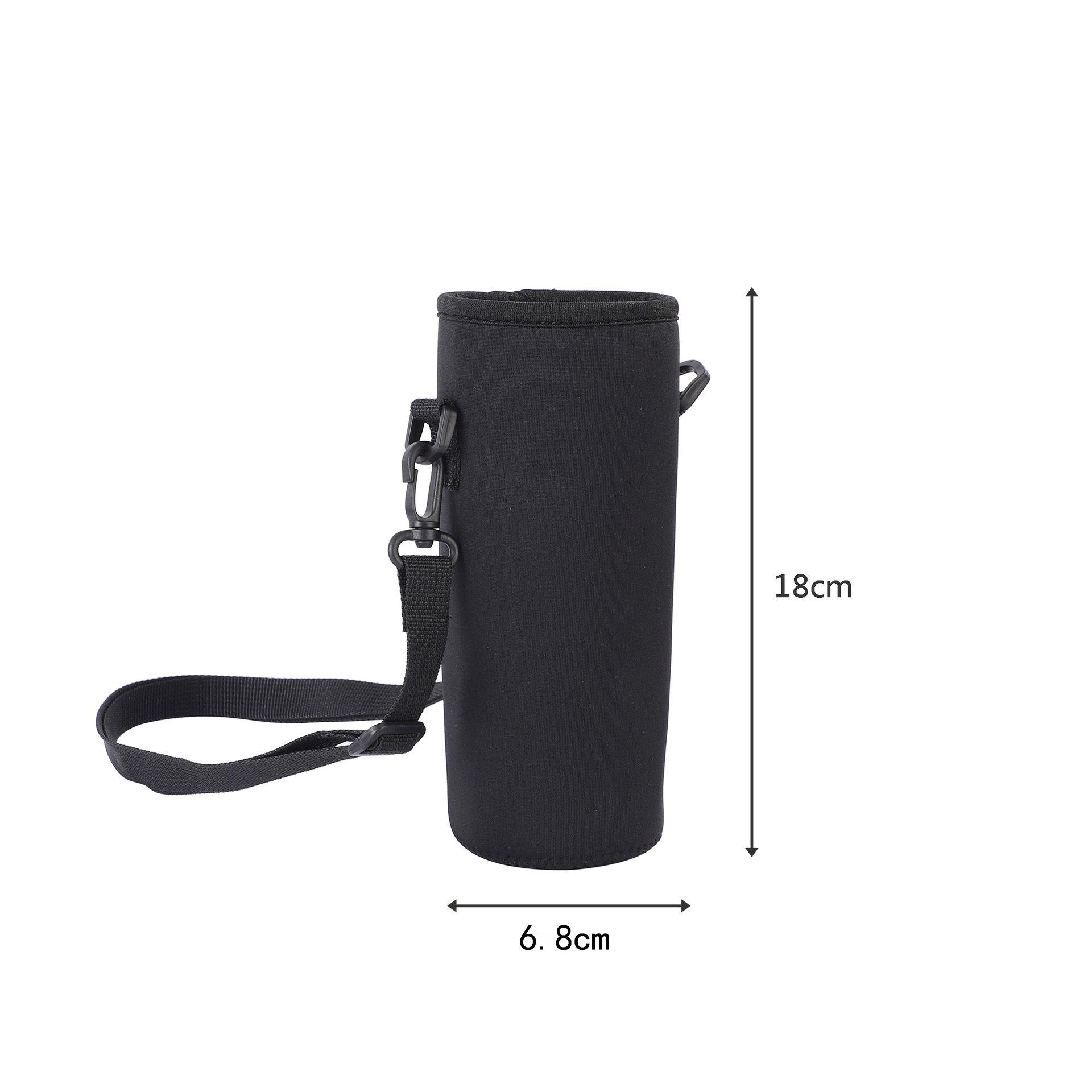 Crossbody Thermal Cup Sleeve: Insulated Anti-Scald Protective Cover with Lanyard