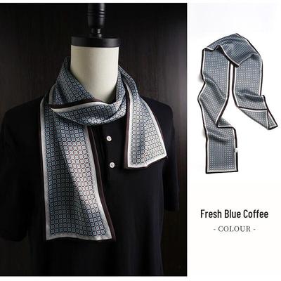 Hang Si Fu Men's Mulberry Silk Business Scarf