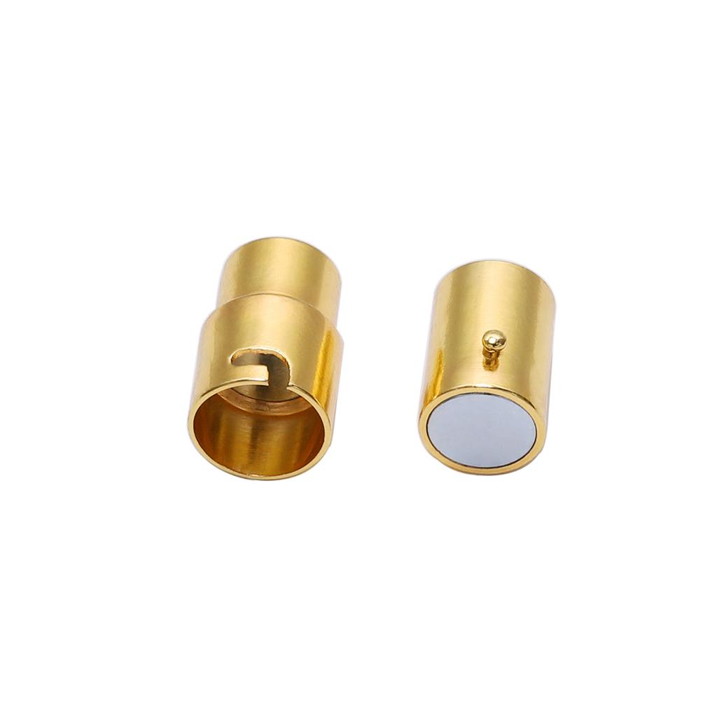 10pcs/lot Strong Magnetic Clasps 3 4 5 6 8 10 mm Leather Cord Bracelet Connectors For DIY Jewelry Making Accessories